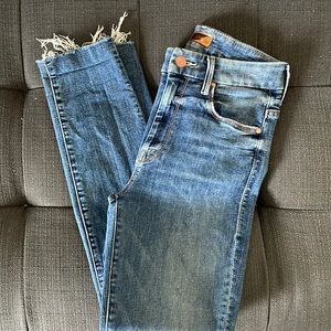 Mother Ankle Fray Looker EUC